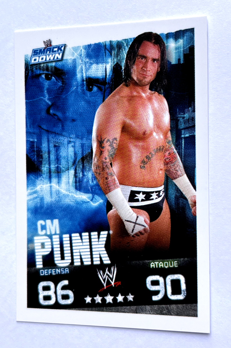 2009 WWE Topps Slam Attax Evolution TCG #085 CM PUNK Smack Down