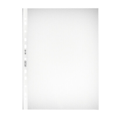 100 Herlitz Prospekthüllen ''Eco.'' / DIN A4 / genarbt