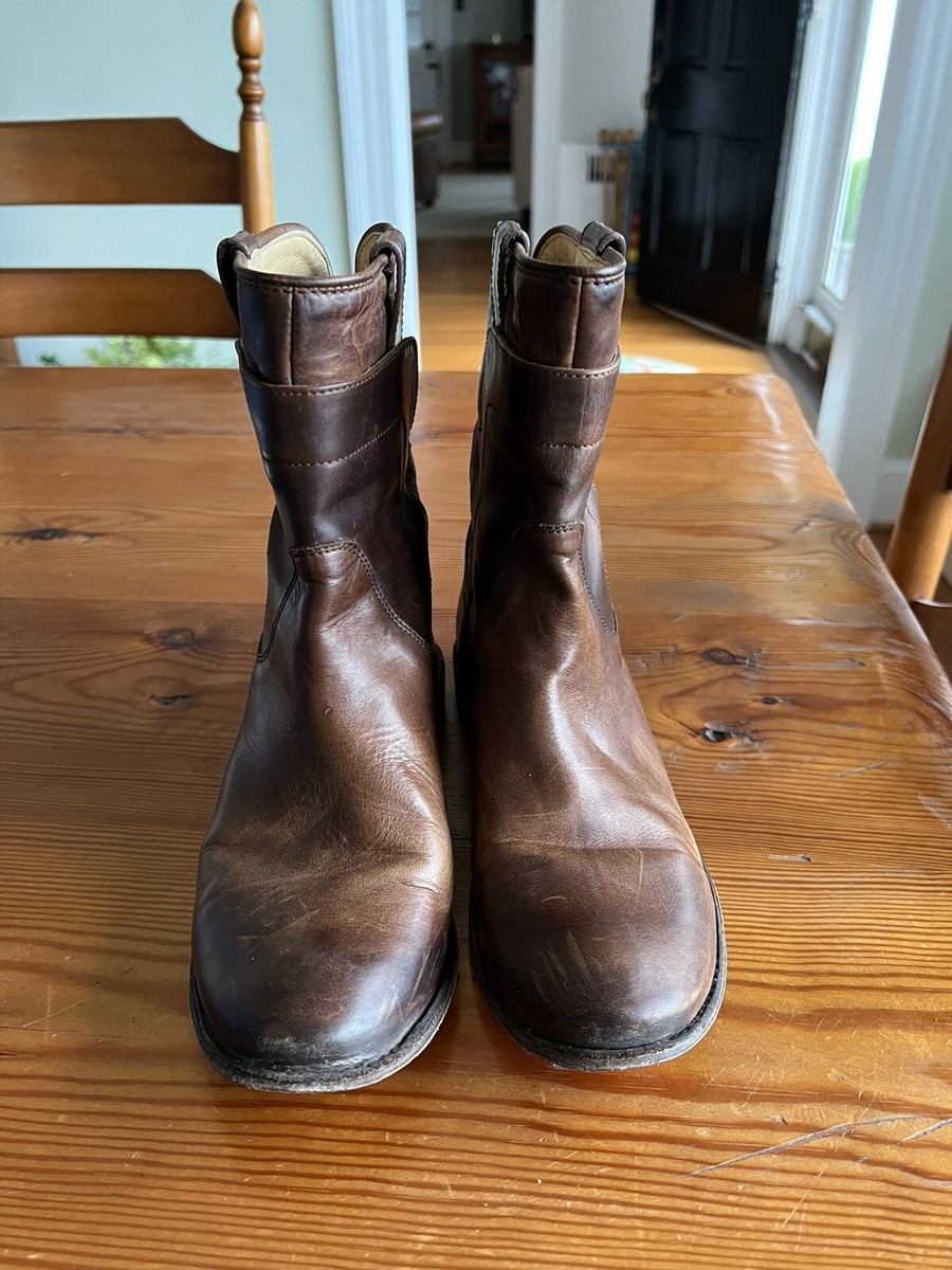 Frye Paige Short Riding Boot Sz 7.5M in Dark Brown - EUC | eBay display picture 1