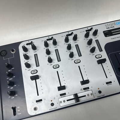 Stanton RM.404 DJミキサー Stanton RM.404 4-Channel DJ Mixer | SST Sound | Mic EQ | Rackmount