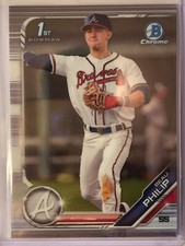 2019 Bowman Draft Chrome 1st Bowman #BDC-128 Beau Philip - Atlanta Braves (i75)
