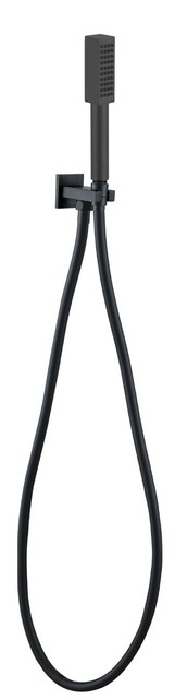 Jowi Handbrauseset Handbrause metall Wandanschlussbogen Halter Schlauch schwarz