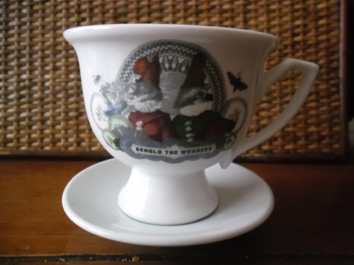 HENDRICKS GIN TASSE & UNTERTASSE "BEHOLD THE WONDERS"