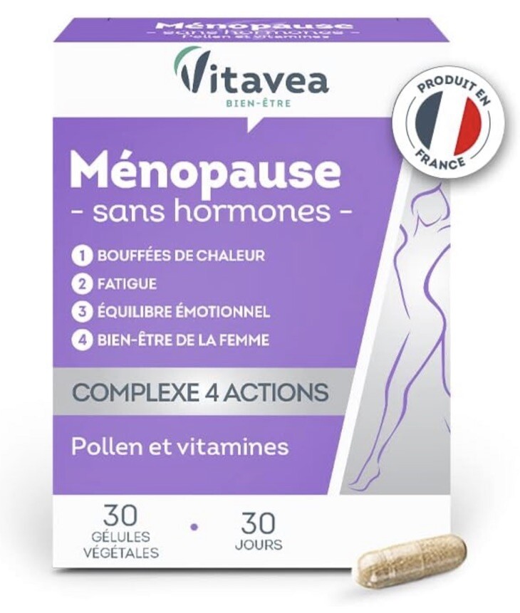 Vitavea Ménopause complexe régule votre confort thermique lors de vos journées actives