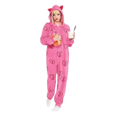 HARLEY QUINN BIRDS OF PREY BREAK UP ZIPSTER COSTUME COSPLAY HALLOWEEN SIZE S/M