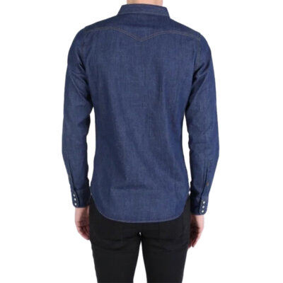 【YAN13】 DENIM SHIRT LONG OPS ■関税込■韓国 Men's Korean Fashion Denim Shirt Long Sleeved Loose