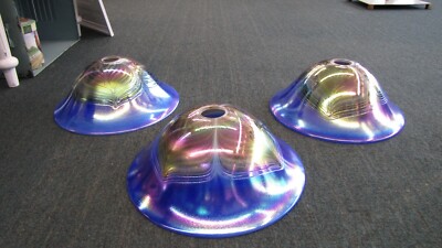 Set of Todd Phillips Hand Blown Lamp Shades