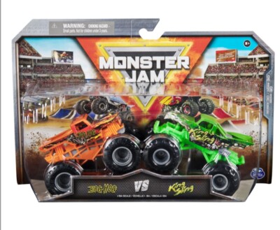 Monster Jam 1:64 Bog Hog vs. King Sling (Spin Master Trucks Serie 30)