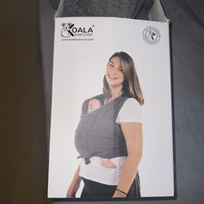 Koala Fascia per Coccole Marsupio per Bambini fino a 9 kg, NERO