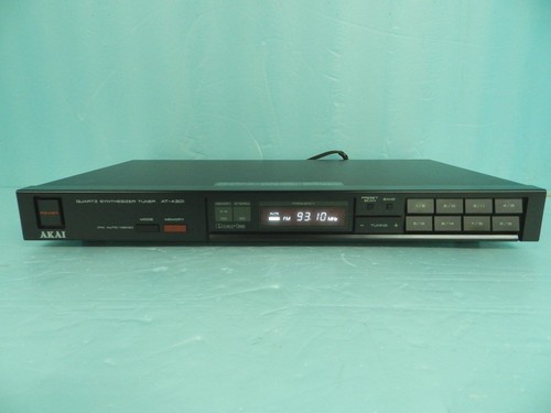 AKAI STEREO QUARTZ SYN.TUNER DECK AT-A301 WORKS~NEAR PRISTINE~ORIG.OWNER