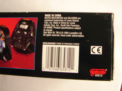 1997 Star Wars Micro Machines Transforming Action Set Darth