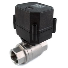 3/4" NPT 110 to 240 VAC 3-wire Motorized Ball Valve Stainless Steel EPDM