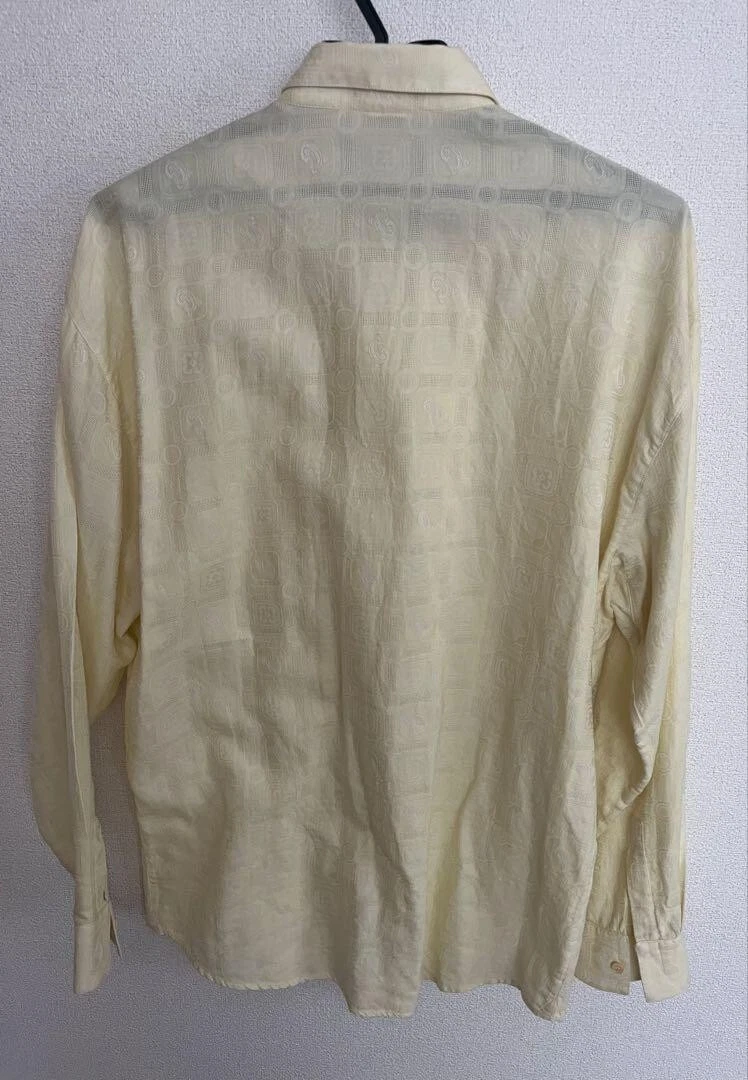 GIANNI VERSACE Vestito Camicia 48 Giallo Uomo