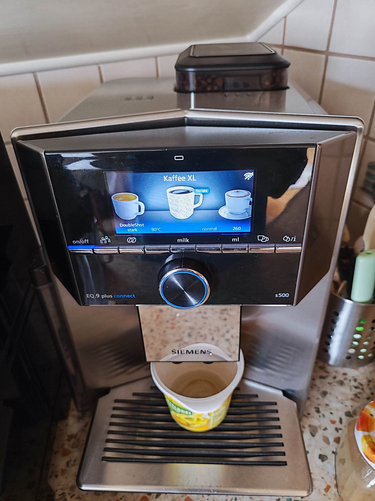 Siemens Kaffeevollautomat Ti9555x9de Eq.9 Plus Connect S500 Siemens EQ.9 plus connect s500 Kaffeevollautomat - Edelstahl | eBay