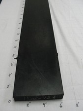 Polyurethane/Urethane Sheet  1 1/2" x 6" x 42 3/4"  90 Duro A Black   #2671