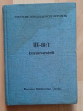 NVA Vorschrift DV-10/1 Exerziervorschrift wohl aus dem Jahre 1962