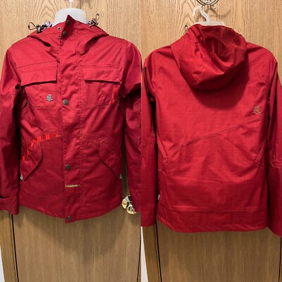 Capp3L by Ride Snowboards Unisex XS Hooded Full Zip Burgundy Capp3L by Ride Snowboards Unisex XS Hooded Full Zip Burgundy