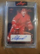 Igor Larionov 2022 Leaf Art Of Hockey Auto 4/6