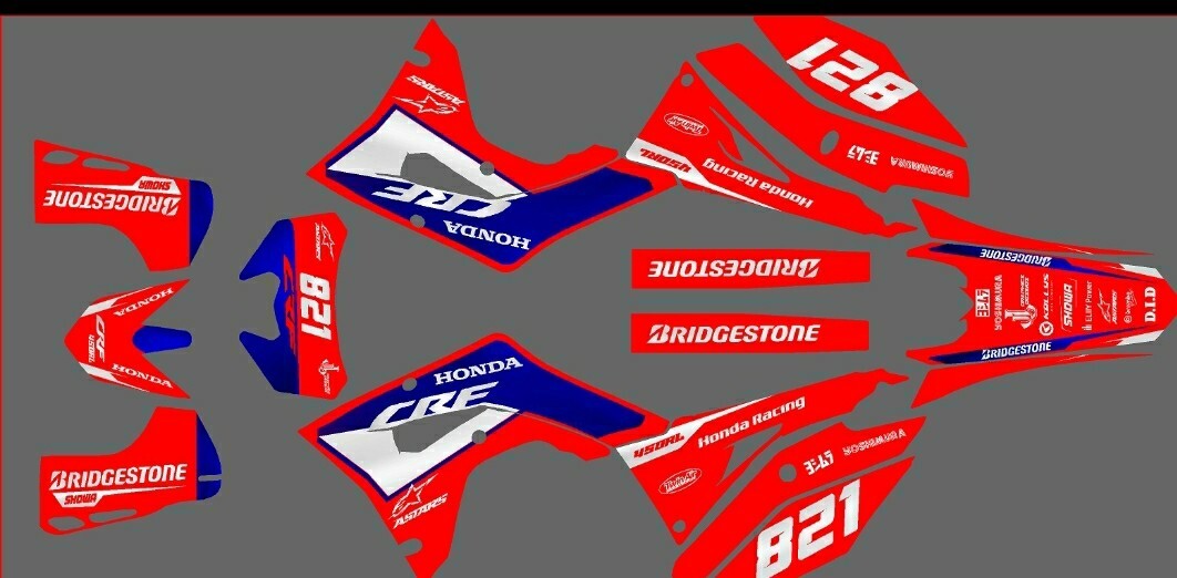 CRF450RL 2021-2024 HOLOGRAPHIC GRAPHIC KIT