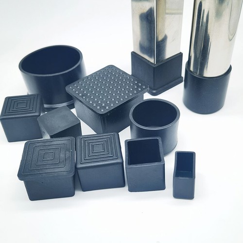 Square/Round PVC Rubber Sleeve Plug Cap End Cover Caps Chair Foot Cover Non-Slip - Picture 5 of 68