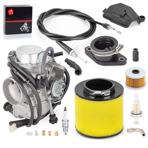 Carburetor W Fiter Intake Manifold for Honda Foreman 450 TRX450 ES S FE FM 98-04