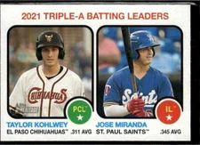 2022 Topps Heritage Minor League #66 Jose Miranda / Taylor Kohlwey