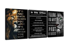 Inspirational Canvas Wall Art Motivational Painting Positive Entrepreneur Quo...