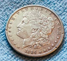1889 MORGAN SILVER DOLLAR