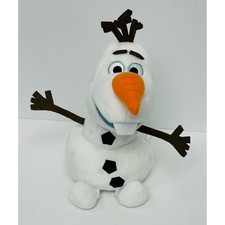 Disney Just Play Frozen 2 Olaf 10" Stuffed Animal Snowman Glitter Snowflake Toy