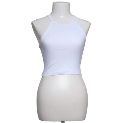 Stradivarius, Tank­top, Größe: L, Weiß, Baumwolle/Elasthan, Einfarbig #dgU