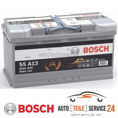 Starterbatterie Bosch 0092S5A130 S5a Agm für Alfa Romeo Audi Bmw Daf Fiat Ford