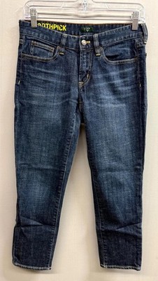 J.Crew Jeans Womens 29W Blue Stretch Streetwear All Day Comfort Toothpick Leg