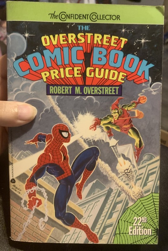 (2)  Overstreet Comic Price Guides 22nd (1992) + 24th (1994) Spiderman