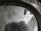 Godinger Silver Art Co ~ Silver Plate Oval Tray Platter 15" x 12" Floral Border — photo 4