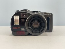 Olympus Infinity SuperZoom 330 35mm Film Camera - Untested - Broken Lens Cover