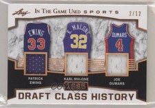 2018 Leaf ITG Used Sports Bronze 2/12 Patrick Ewing Karl Malone Joe Dumars v9t