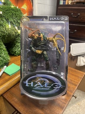 HALO 2 Series 6 Flood Human Combat form  Joyride Studios Damaged Card Sealed (b)