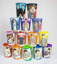 Rare Lot of 14 16oz One Direction Collectible Cups READ/LOOK