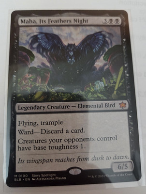 MTG, Maha, Its Feathers Night-Bloomburrow Regular NM