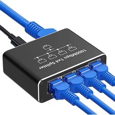 RJ45 Gigabit Ethernet Splitter 1000Mbps LAN N...