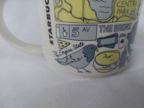 2018 Starbucks New York City NYC Been There Series Coffee Mug Cup 14oz EUC LN - Picture 16 of 20