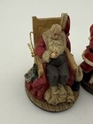 Norman Rockwell Celebration of Santa Ornaments 1994 Hamilton Collection Pair — photo 2