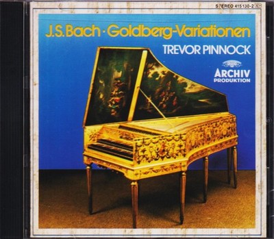 Bach: Goldberg Variations, BWV 988 by Trevor Pinnock (Archiv) *New/Sealed CD*