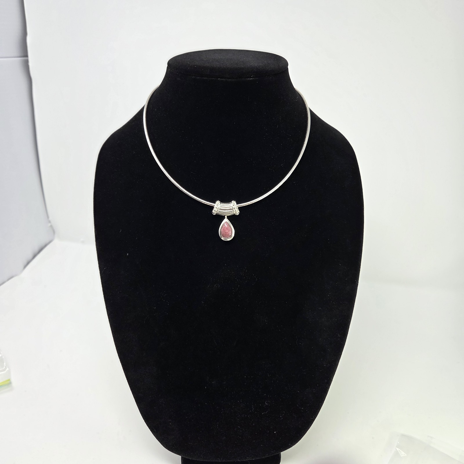 Sterling Silver Interchangeable Slide Pendant Ome… - image 9