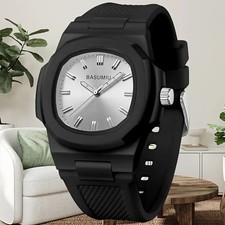 Men Minimalist Watch Quartz Movement Dress Business Watch Formal Everyday Ideal