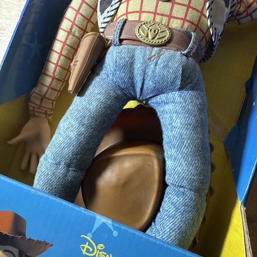 Toy Story 2 Pull-String Talking Woody Figure 1995 Think Way #68027 Disney PIXAR - Foto 3 di 9