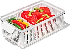 Good Grips Produce Saver Medium Bin 13.8x7.4x4.7 Inch White