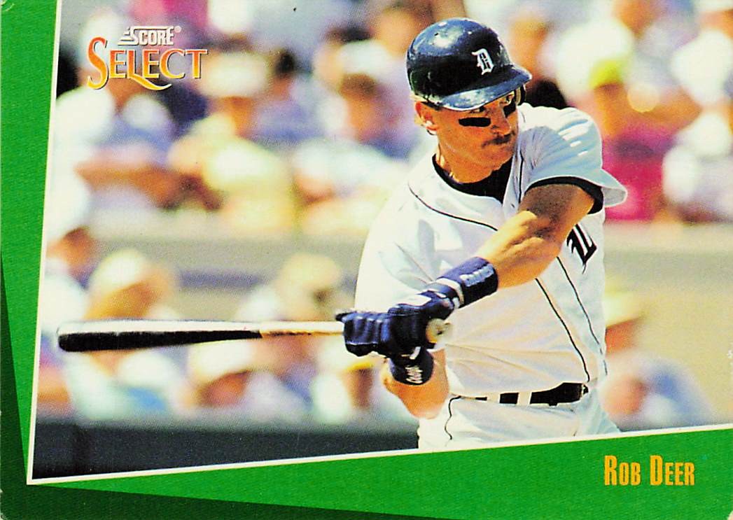 1993 Select #186 Rob Deer