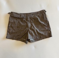 Neil Barrett Olive Green Lightning Bolt Swim Trunks Shorts Men  s Size L