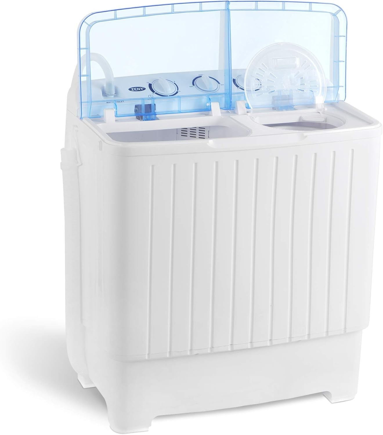 Compact Twin Tub Washing Machine 17.6lbs Capacity for Efficient Laundry